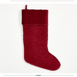 Red Quilted Christmas Stocking
